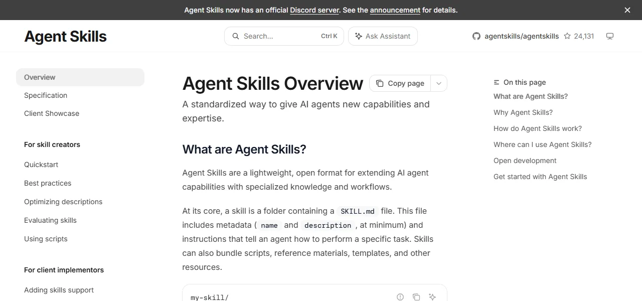 Agent Skills logo